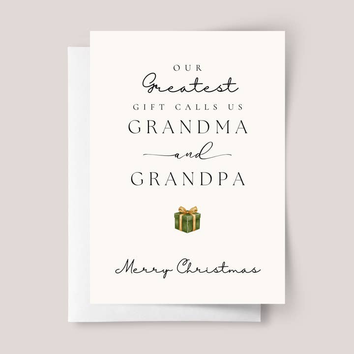 Carte de Noël pour petite-fille/petit-fils pour la vente par Design Sprinkles