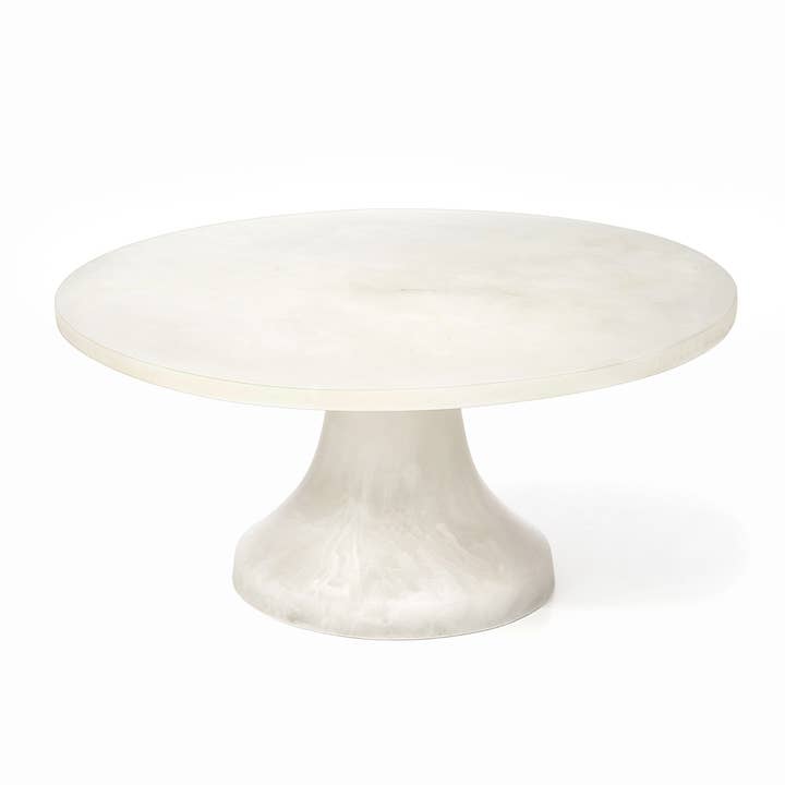 Godinger - Wholesale Cake stand - Lucente White Matte Cake Plate1