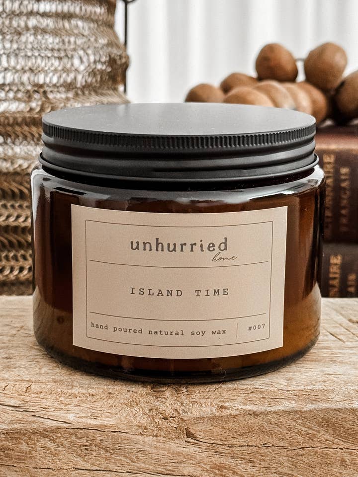 Island Time - Unhurried Handmade Candle for wholesale by Unhurried Home