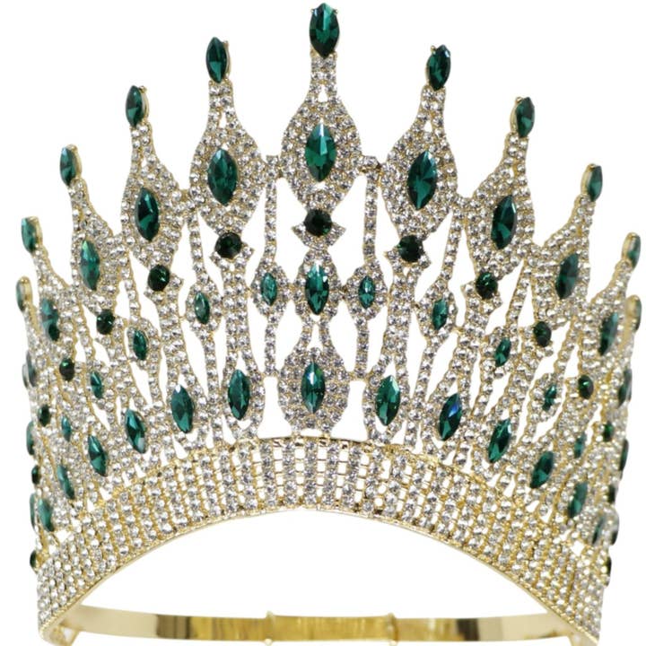 TAPA fashion - Wholesale Tiara - Women's - Crystal Tiara Crown HT0956 (1PC)4