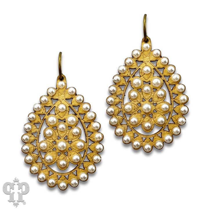 Pink Panache Brands – wholesale Dangle earrings – Santa Fe teardrop earring, medium size3