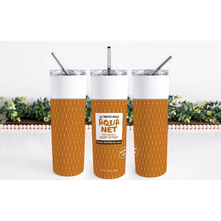 Creations by Trudy - Wholesale Insulated Mug/Tumbler - 80s hairspray aquanet tumbler1