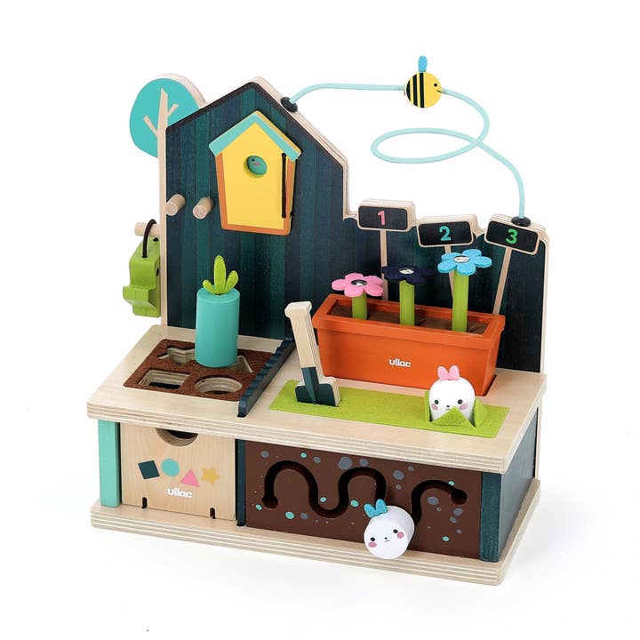 Vilac - Multicolours Wooden Garden for wholesale by Hippychick