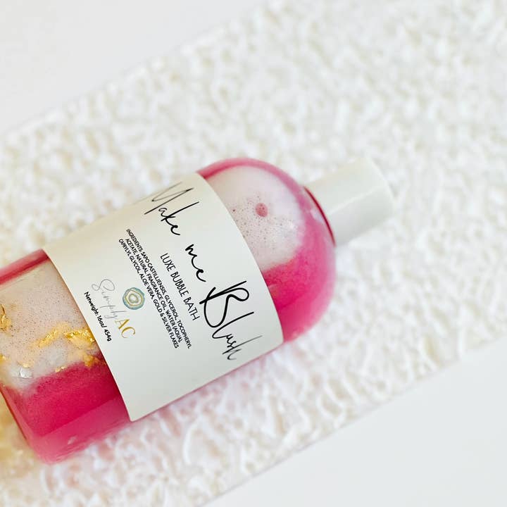 Make Me Blush Luxe Bubble Bath for wholesale by Honi
