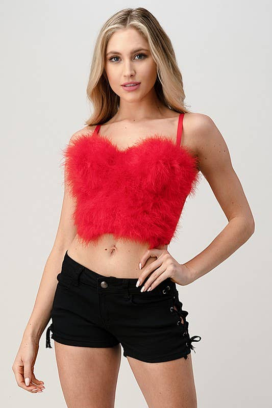 Lydia USA - Wholesale Bustier - Women's - Full Soft Fur Bustier2