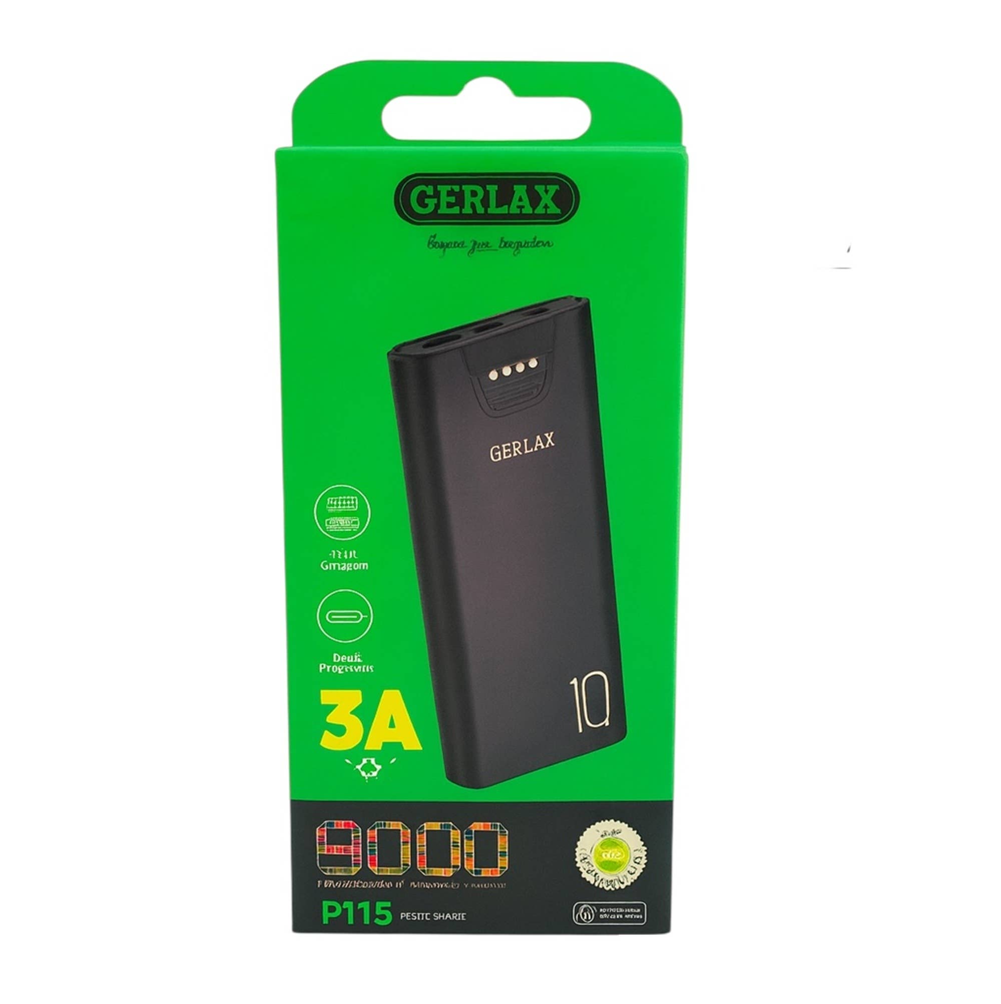 Mighty Wireless - Wholesale Portable Charger - GERLAX P115 9000mAh POWER BANK P1152