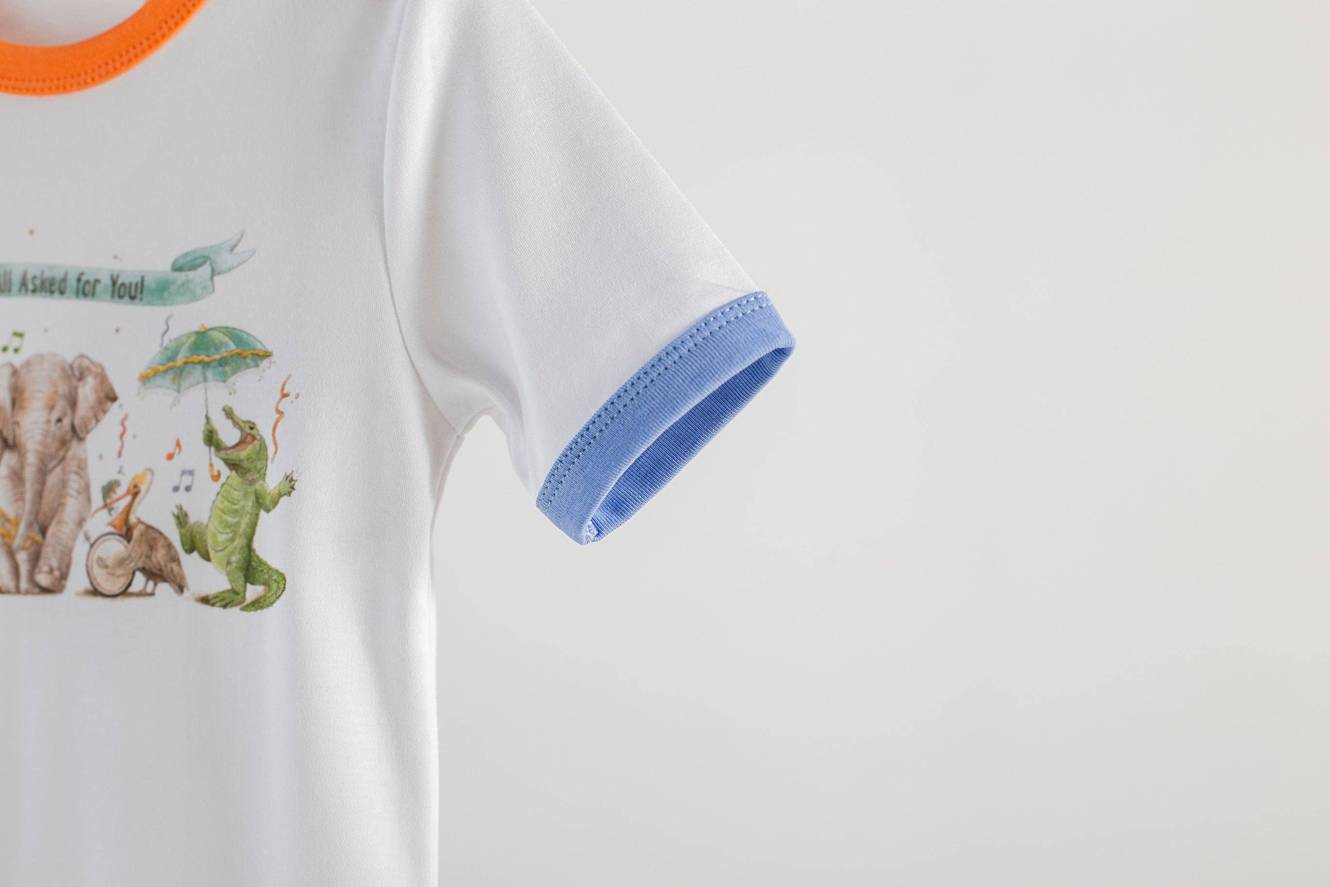 Nola Tawk - Venta al por mayor Camiseta serigrafiada - Niños - Camiseta de algodón orgánico «And They All Asked for You»2