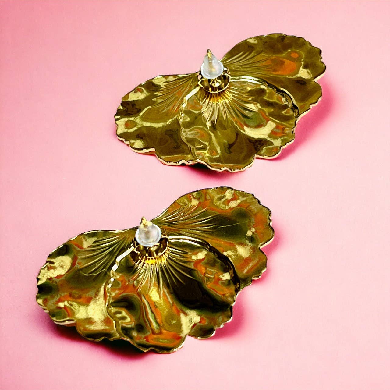 TOURMALYN - Wholesale Dangle Earrings - “MAJESTEUSE” gold stainless steel earrings10