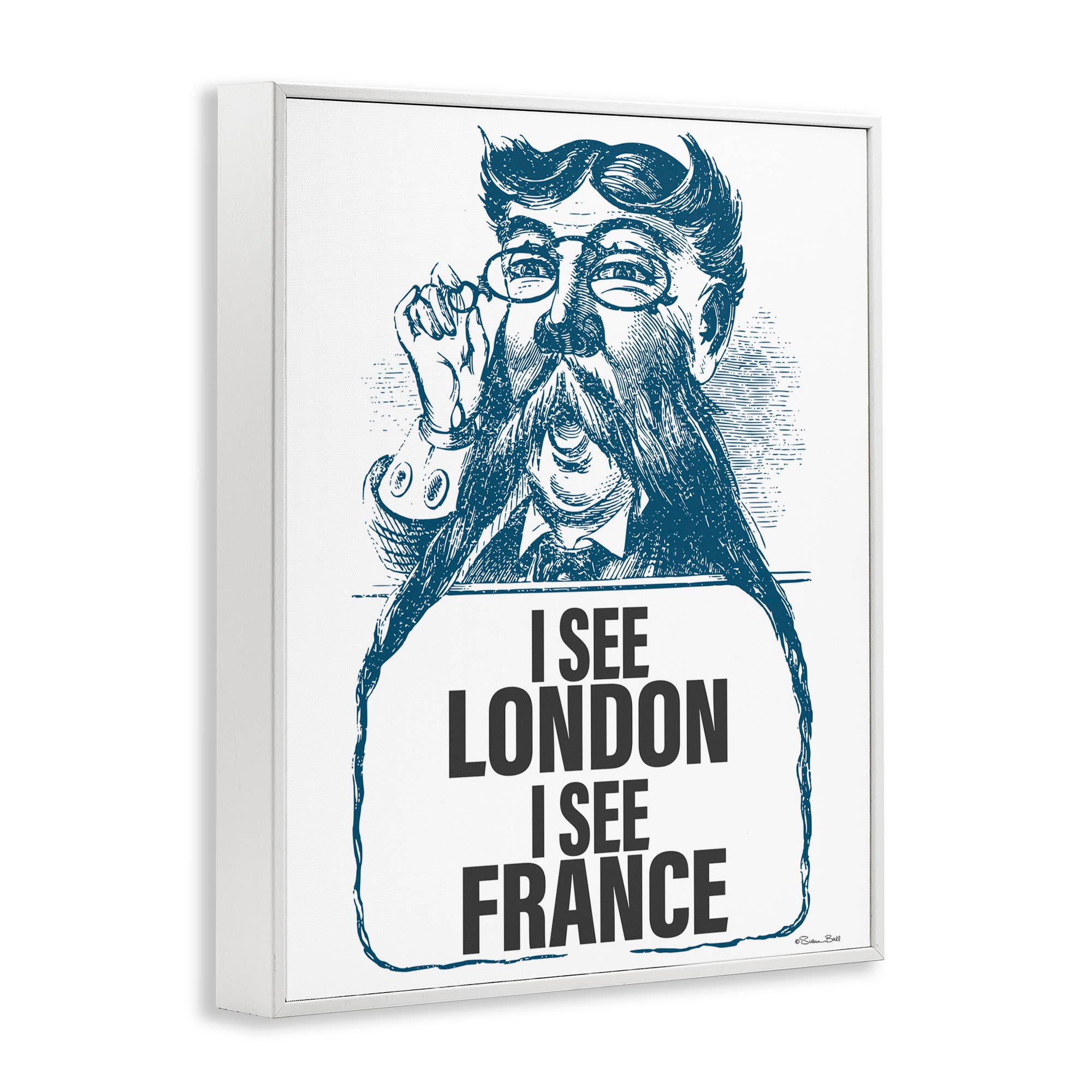 Stupell Industries - Wholesale Wall Sign - I See London & France - Framed Wall Art15