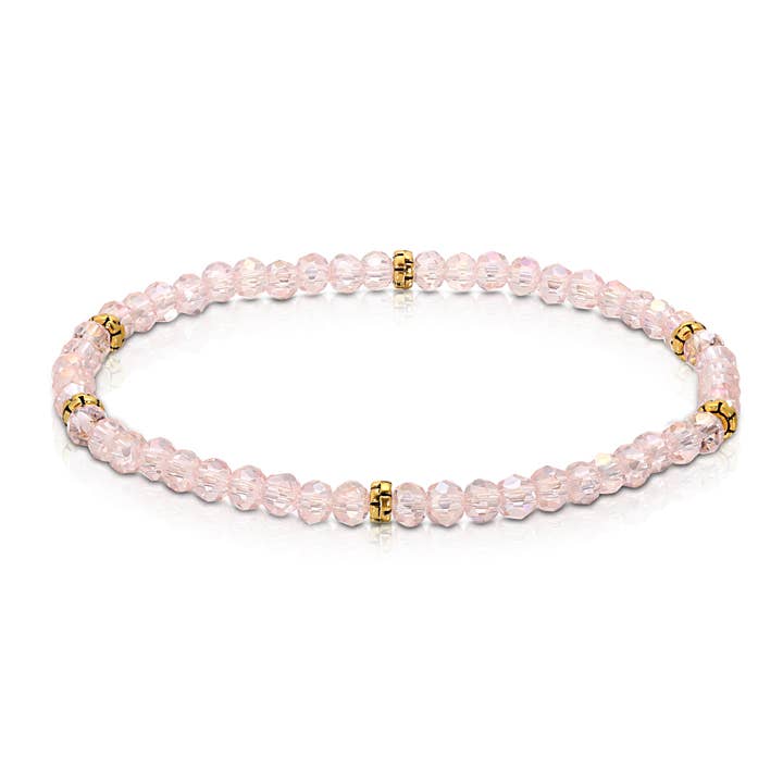 My Fun Colors - Wholesale Beaded Bracelet - Mini Crystal Beaded Stretch Bracelets | 91 Colors!