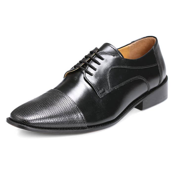 LIBERTYZENO - Wholesale Oxford Shoes - Men's - Alfie Mens Leather Derby Style Dress Shoes