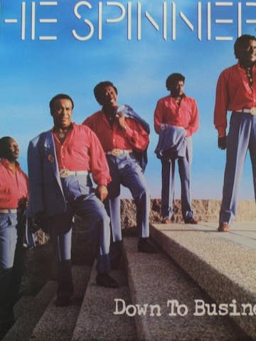 SPINNERS Down To Business Music Vinyl Record for wholesale by Real Retro