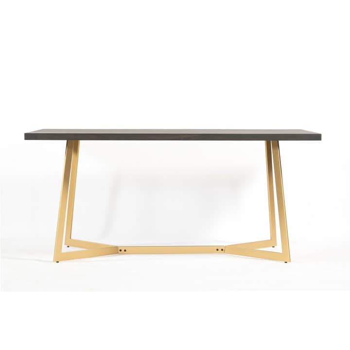 Bristol Dining Table Mango Dark Grey for wholesale by BIDKhome