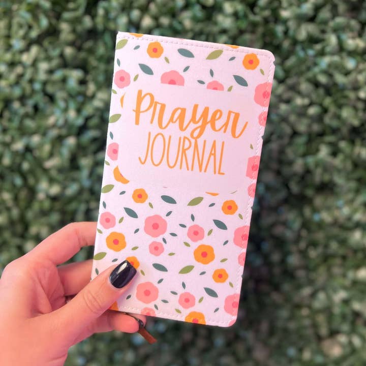 Orange Floral Prayer Journal for wholesale by RMN Wholesale
