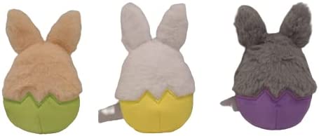 Midlee Designs - Vente Peluche – chien - Midlee Designs Jouets pour chiens œufs lapin de Pâques - Lot de 37