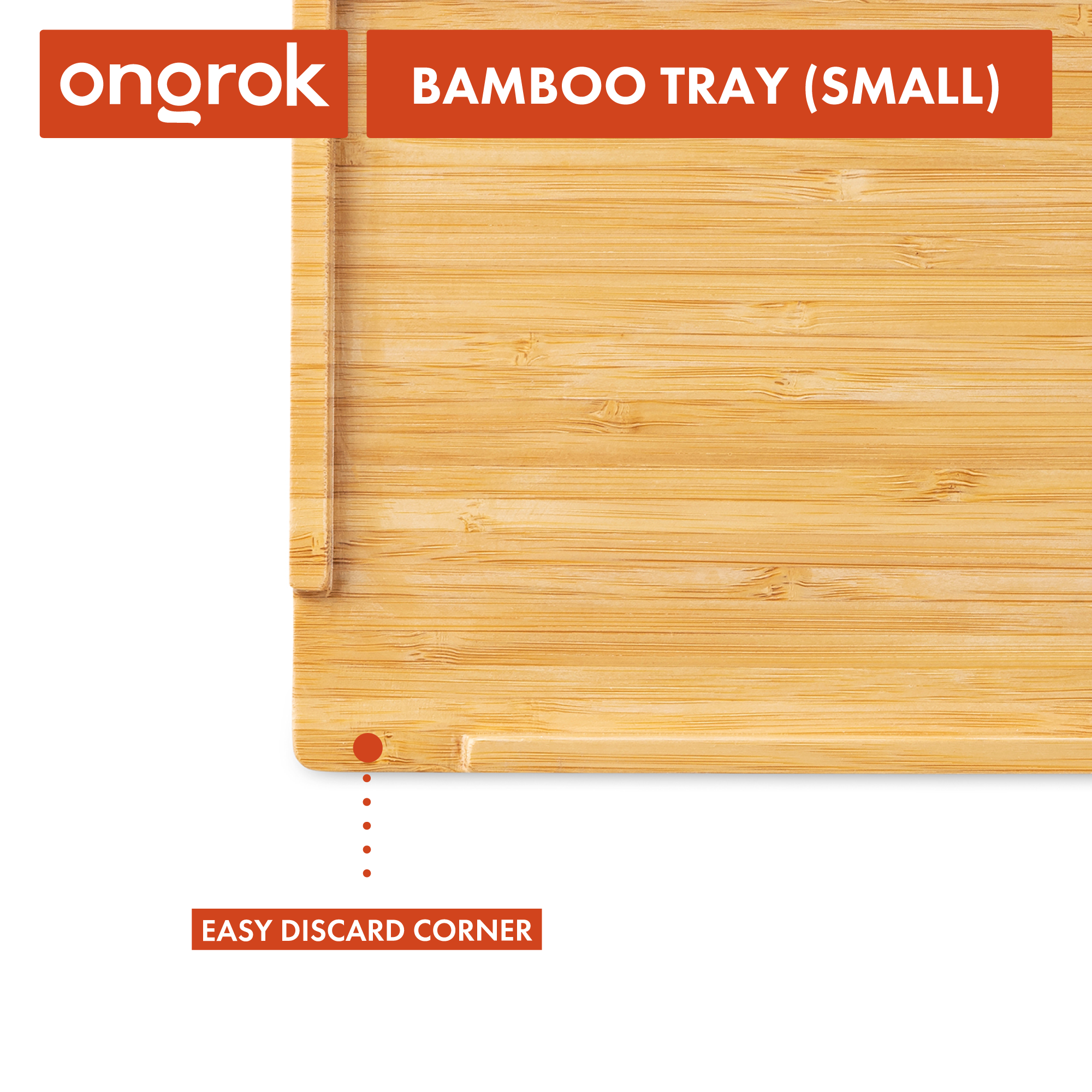 ONGROK - Wholesale Decorative Tray - Sustainable Small Bamboo Wood Tray1