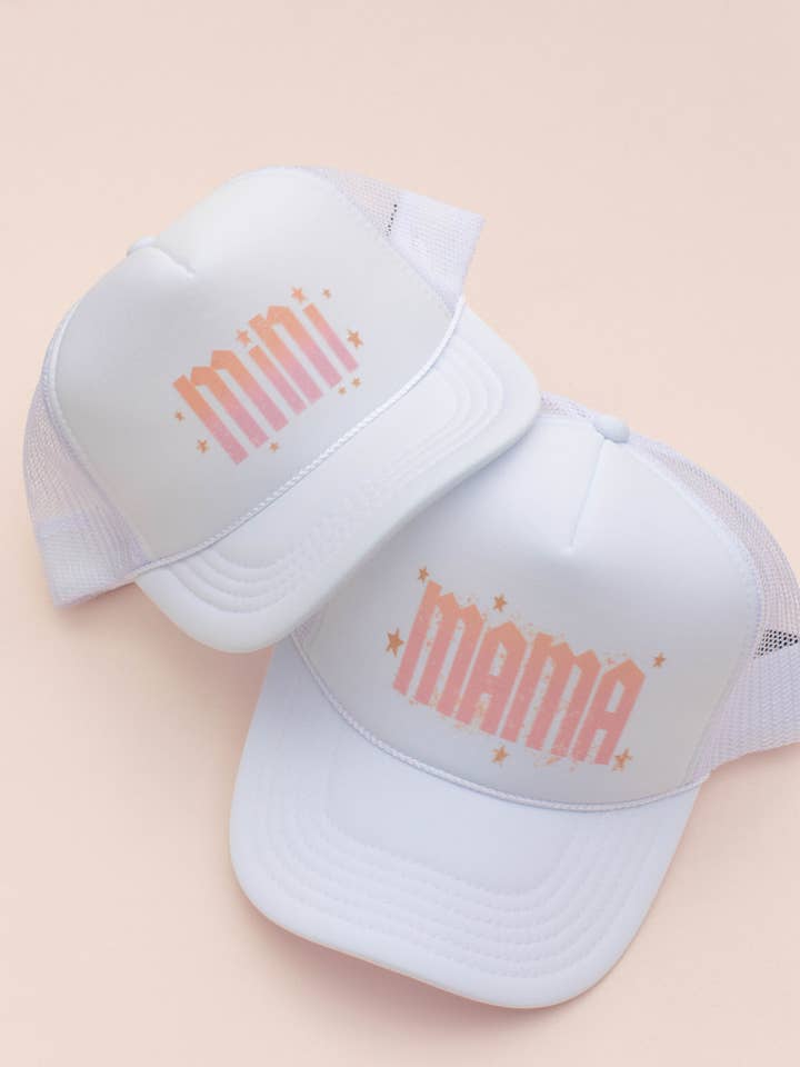 Mama Mini Mommy and Me Trucker Hat for wholesale by Space 46 Wholesale