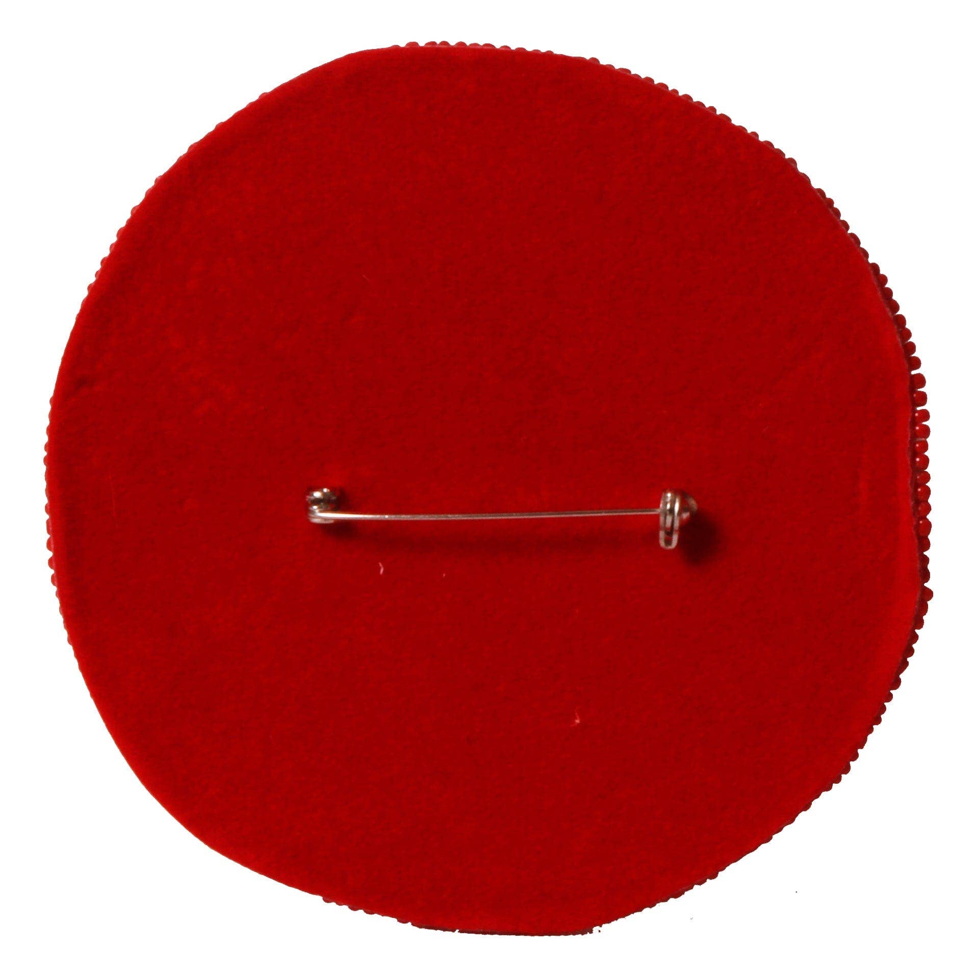 Desden - Wholesale Lapel Pin/Button - Arkansas Razorbacks Beaded Button in Crimson and White by Desden1