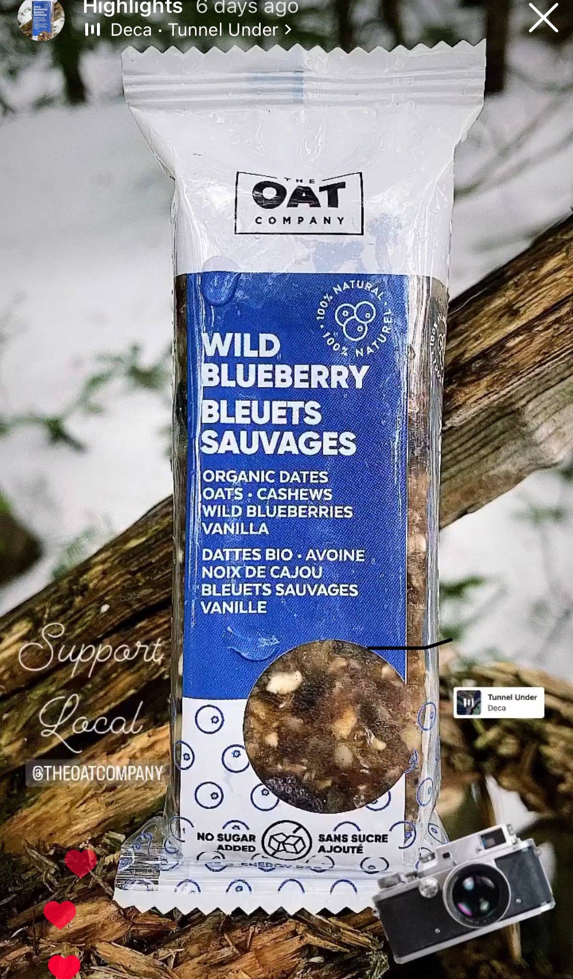 The Oat Company - Wholesale Snack Bar - Wild Blueberry4