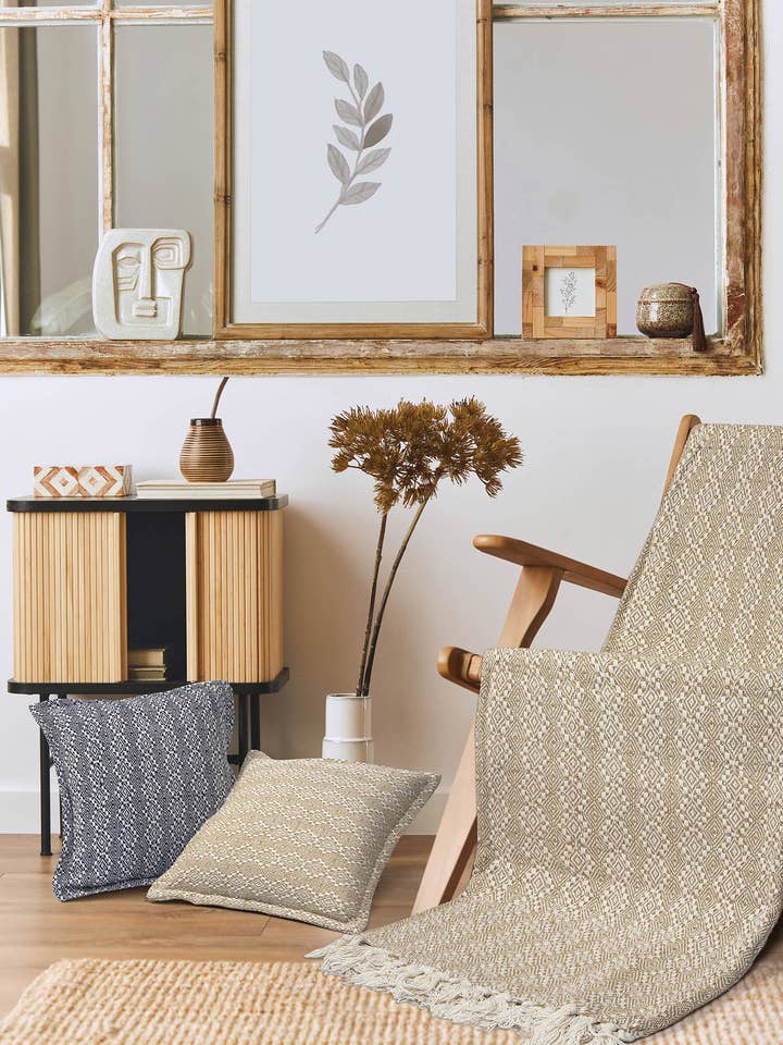 Sofa Throw Faith Beige for wholesale by MADI