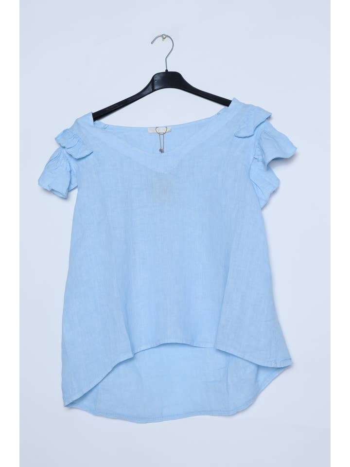 LÉA & LUC - Wholesale Blouse - Women's - 100% Linen Blouse REF. 1201931