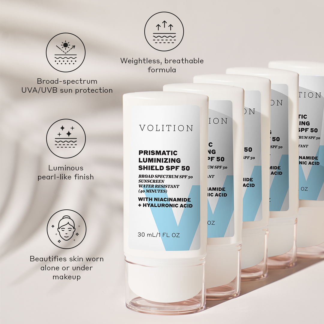 Volition Beauty - Wholesale Sunscreen - Prismatic Luminizing Shield SPF 503