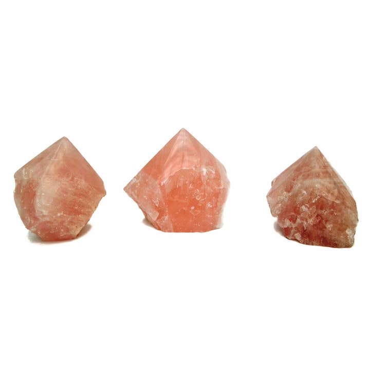 Kaia & Crystals - Wholesale Spiritual Stone/Crystal - Rose Quartz Semi Polished Point (Brazil) - (100g - 350g) Extra Quality4