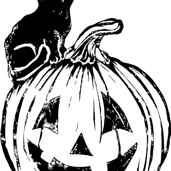 Sapphorica Creations Cat Pumpkin Sticker for wholesale by Sapphorica Creations