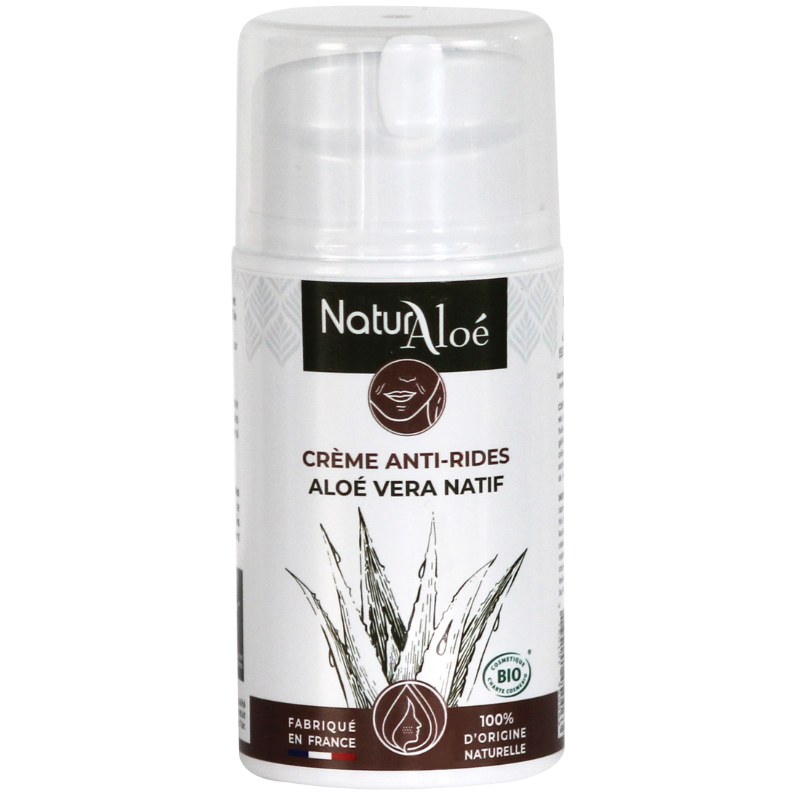 NaturAloe - Wholesale Anti-Aging Moisturizer - Organic anti-wrinkle cream with Aloe Vera - 50ml airless2