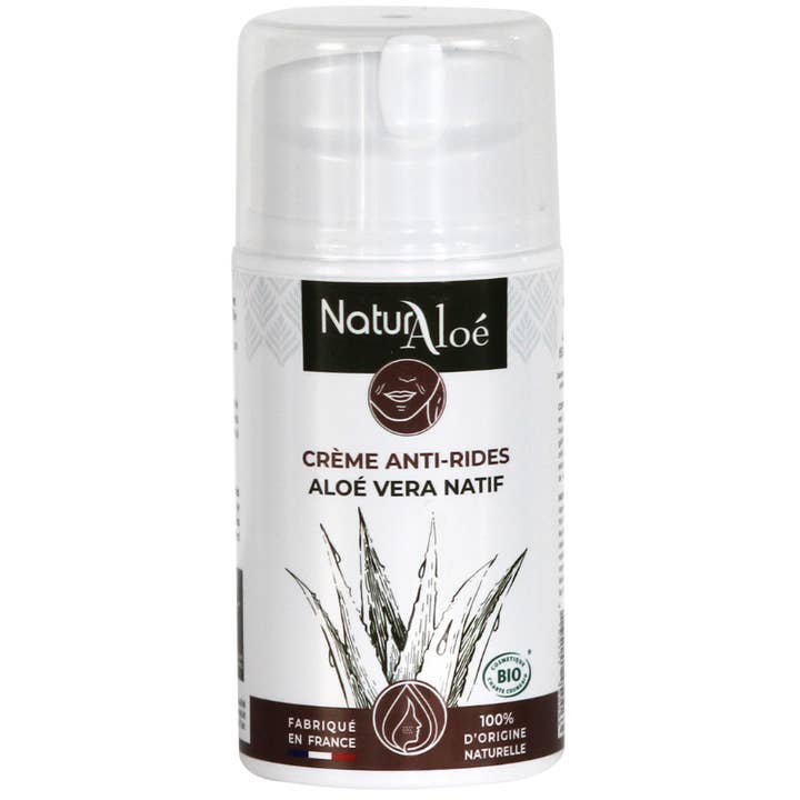 NaturAloe - Wholesale Anti-Aging Moisturizer - Organic anti-wrinkle cream with Aloe Vera - 50ml airless2