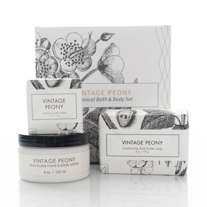 Vintage Peony Botanisk Presentuppsättning för wholesale av Formulary 55