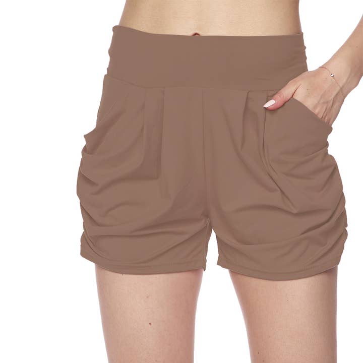 Truly Contagious - Wholesale Shorts - Women's - Ultra Soft Luxury Pocket Shorts ( NS01-SOLID )