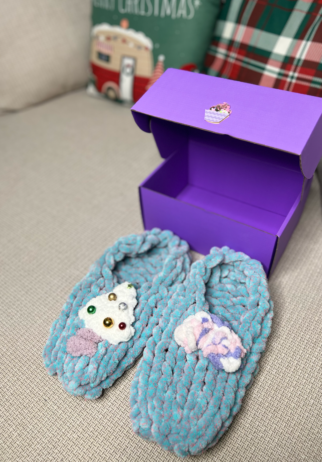 Kalpten LLC - Wholesale Yarn - Super Bulky Jumbo Chenille Tweed Yarn|Finest Quality6