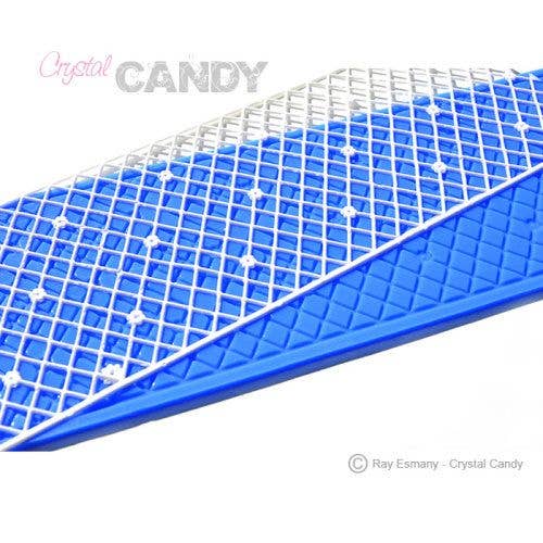 Silicon Lace Mould: Fishnet for wholesale by Crystal Candy Unique Cake Decorations