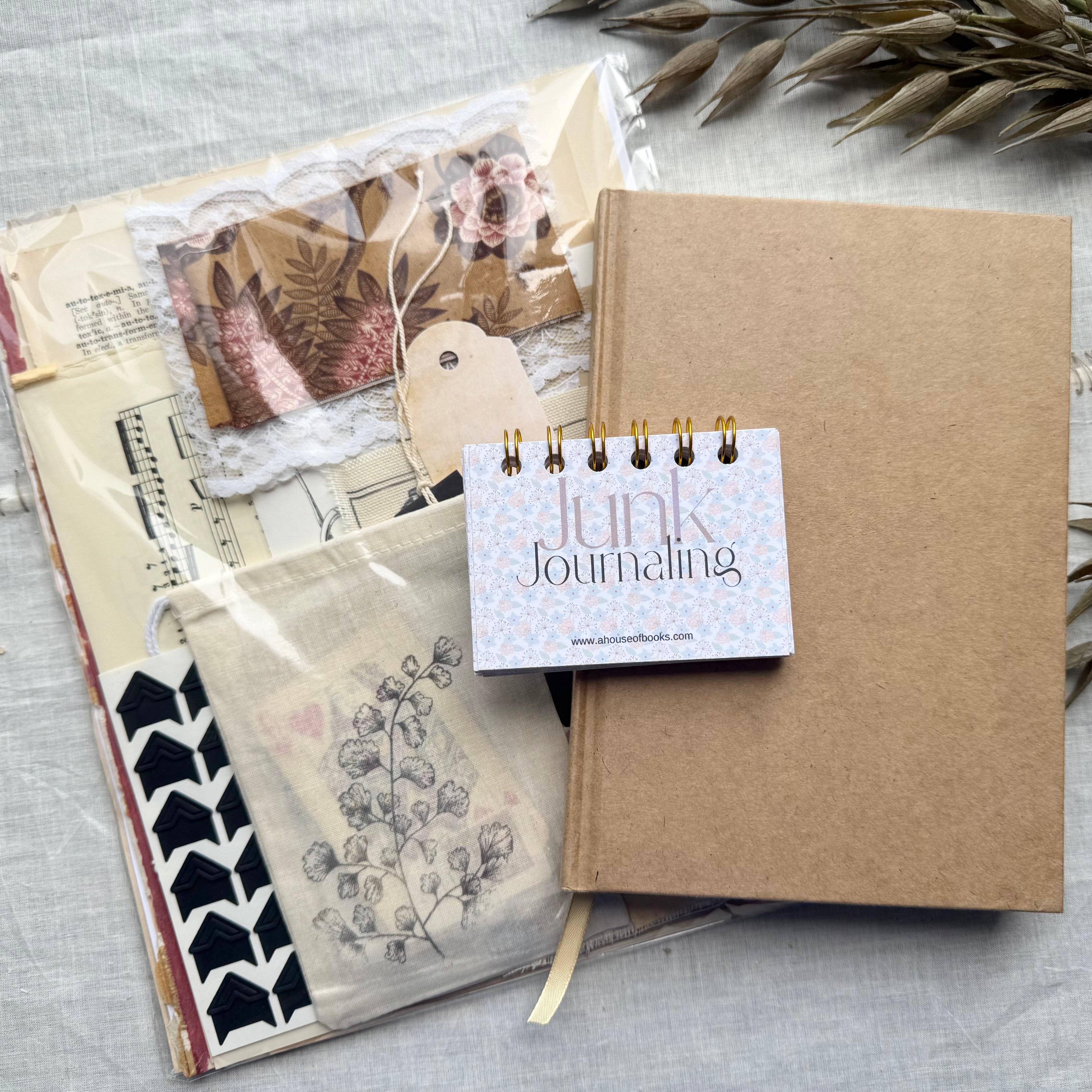 A House of Books - Wholesale Journal/Diary - Junk Journal Kit for Modern Junk Journaling0