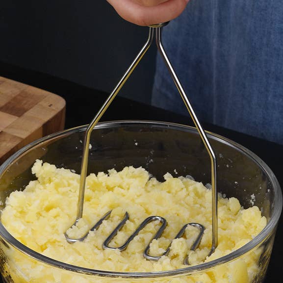 Stainless Steel Potato Masher – Heavy Duty, Dishwasher Safe for wholesale by Otterware