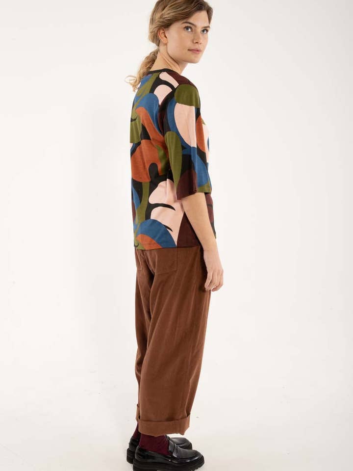 Danefae København - Wholesale T-Shirt - Women's - Daneglad Interlock Tee Black TROPS4