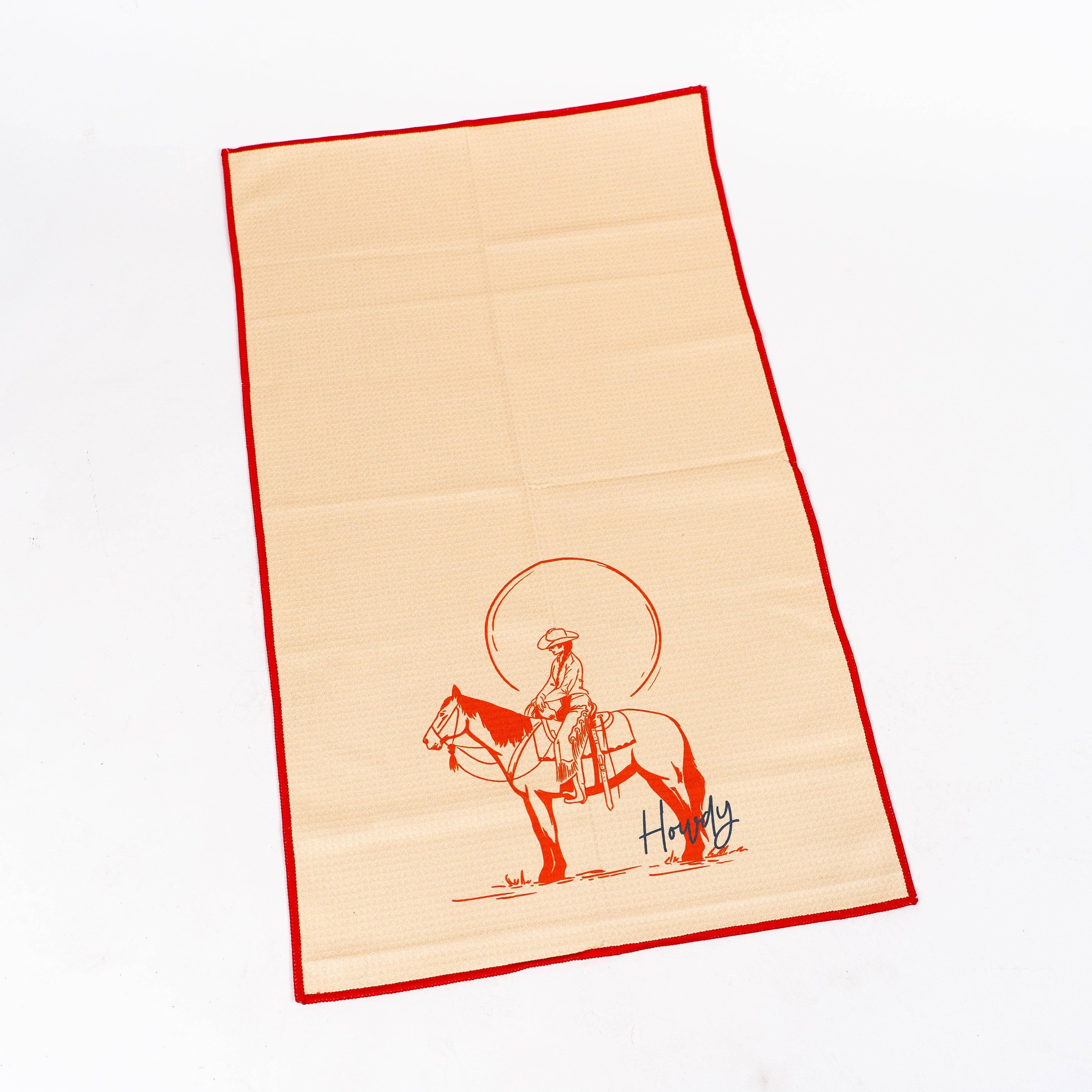 Modern Pastime - Wholesale Tea Towel - Howdy Tea Towel - Cream3