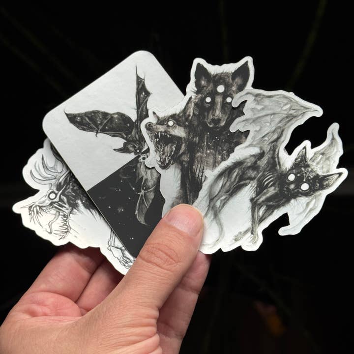 Brian Serway - Wholesale Sticker - Mirror Bat Sticker