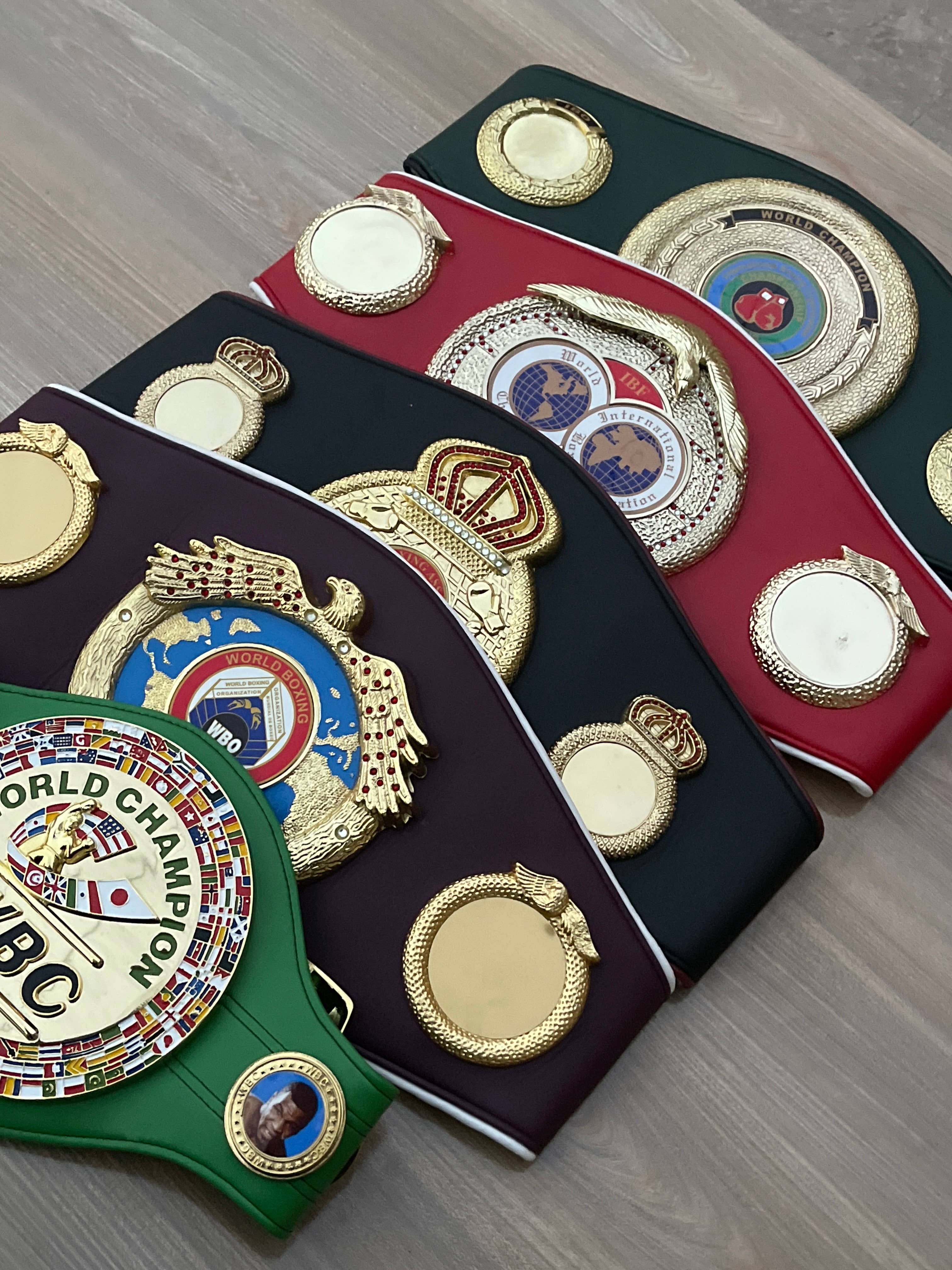 Factory Blanks - Wholesale Belt - Unisex - IBO Replica Championship Belt for Boxing Gyms Retail Display9