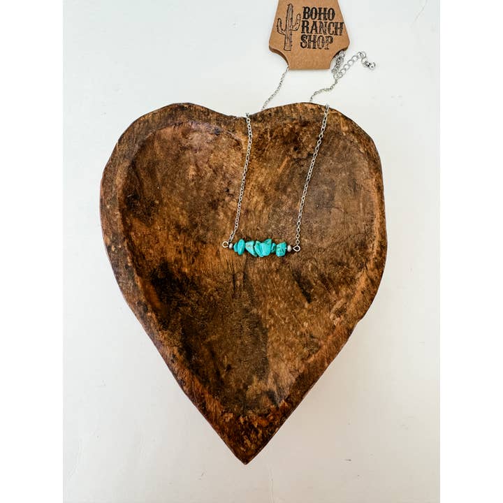 Boho Ranch Shop – Engroshandel Halskæde med vedhæng – Bar Chip Stone halskæde - vestlig vedhæng halskæde2