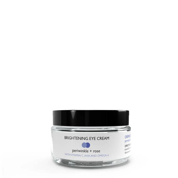 Brightening Eye Cream - Periwinkle + Rose for wholesale by Crawford Street Skin Care Inc.