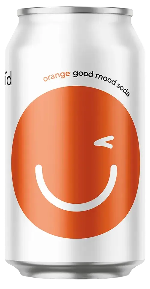 Rowdy Mermaid - Wholesale Soda/Carbonated Drink - good mood soda (orange)2