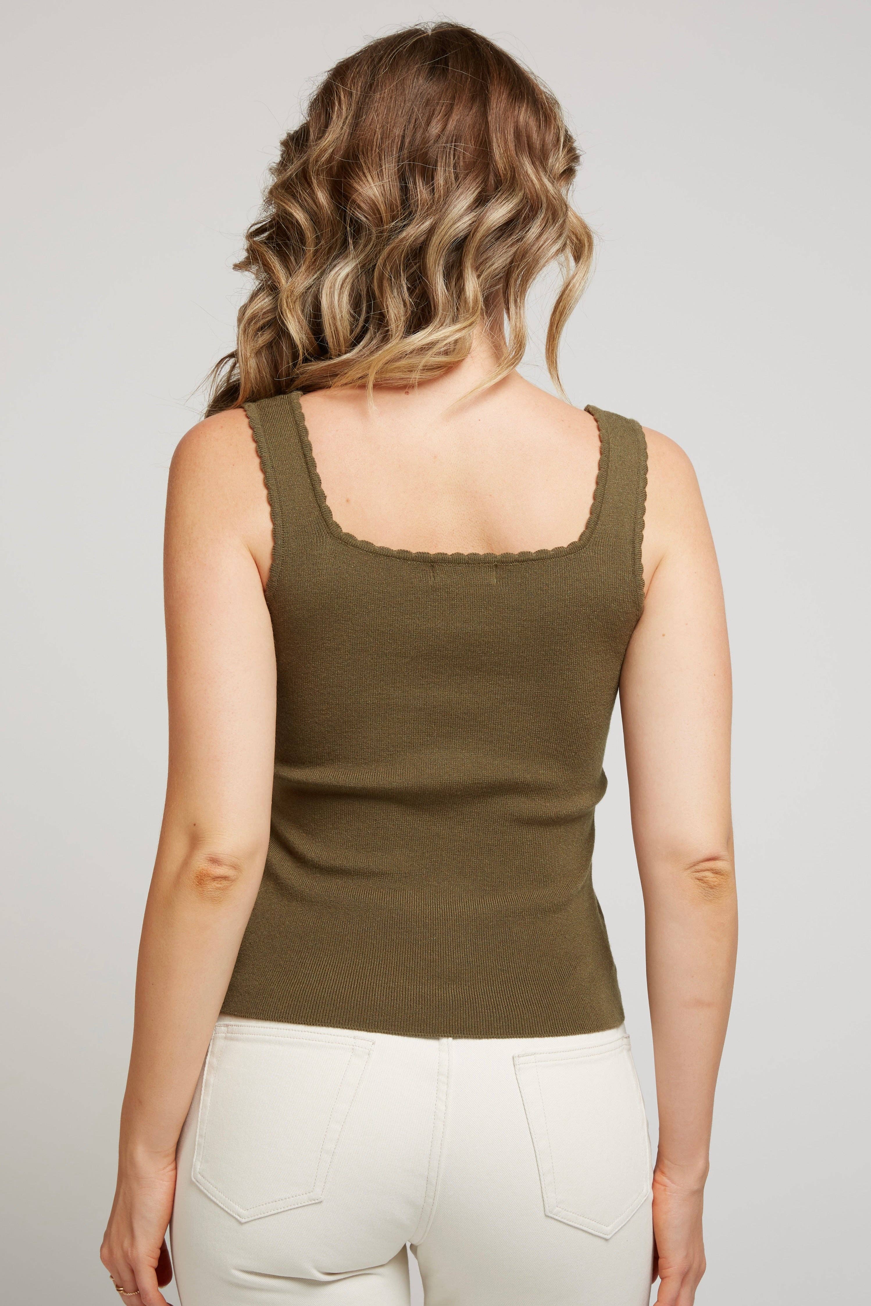 Andy & Lucy – wholesale Tank top – Women′s – DARIO - Ribbed Tank Top in Soft Knit2