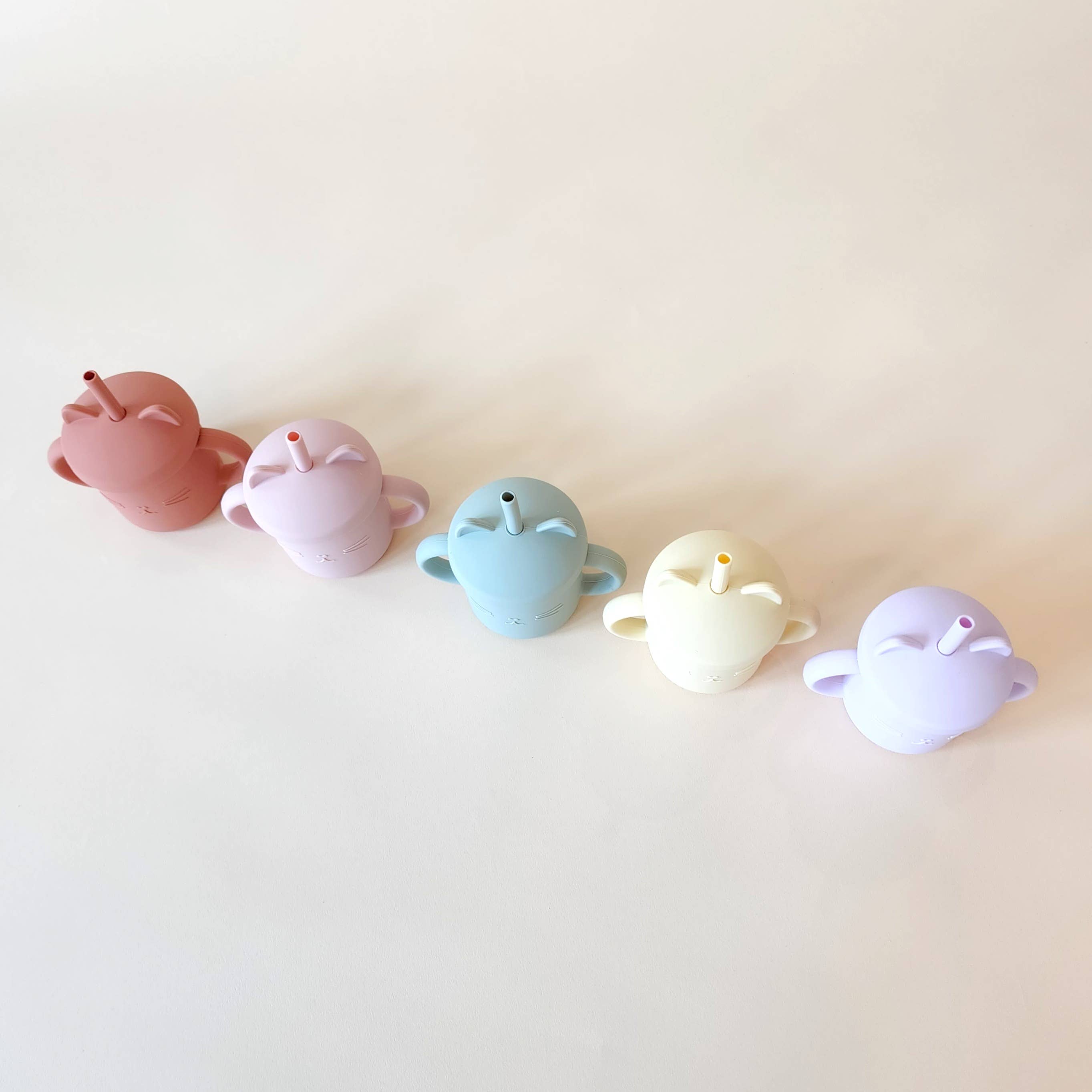 Minito & Co. - Wholesale Drinking Glass/Cup - Kids & Baby - New Meow Double Handle Cat Cups6