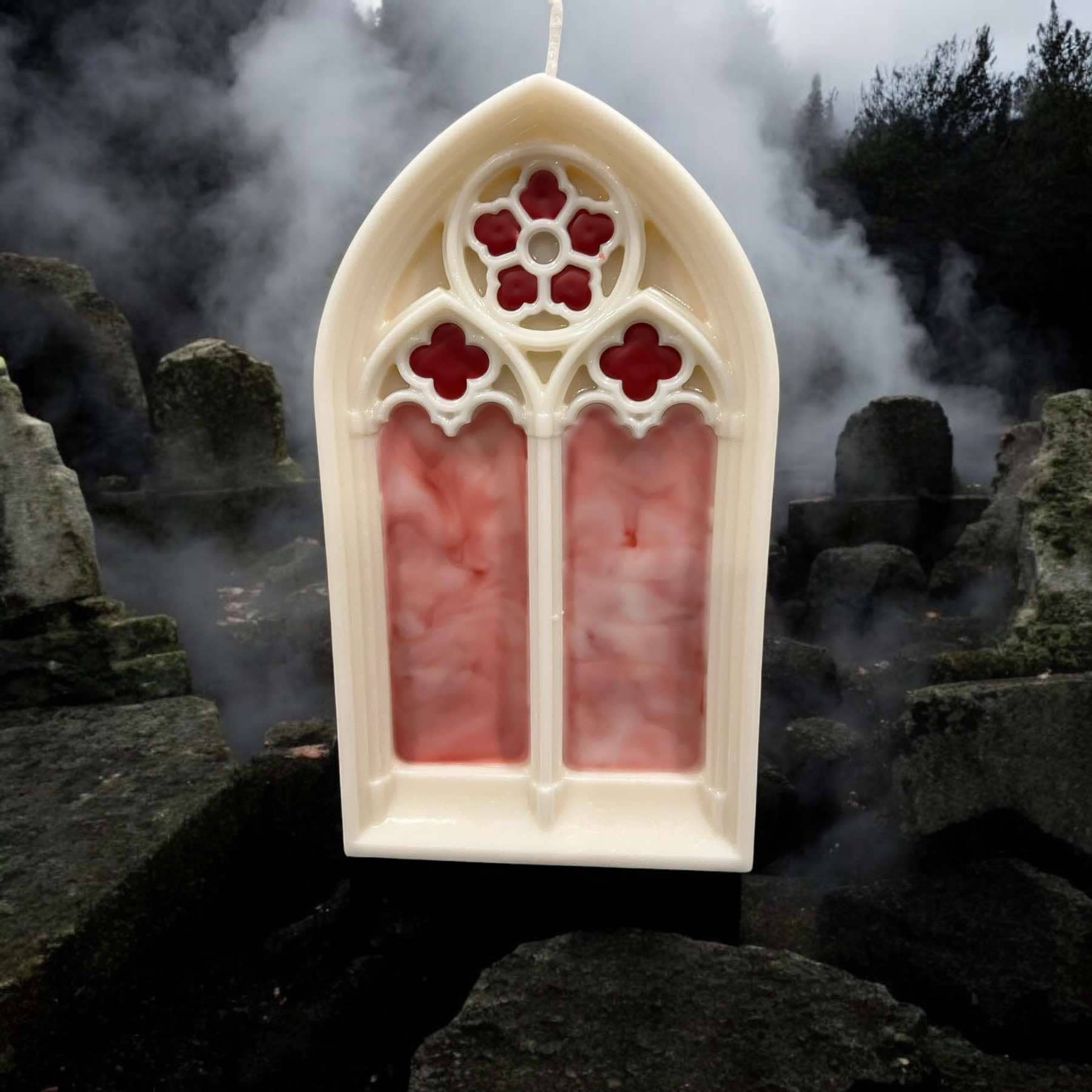 Susan Schomigs Creations - Wholesale Novelty Candle - Church Window Candle3