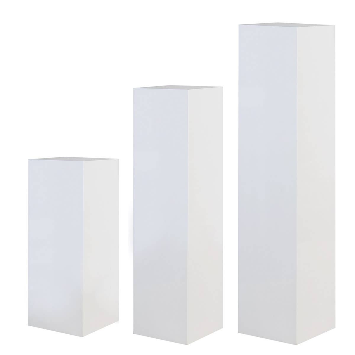 Gilde Handwerk Macrander GmbH & Co. KG - Wholesale Decorative Tabletop Object - Column “Solid” glossy white H.70cm1