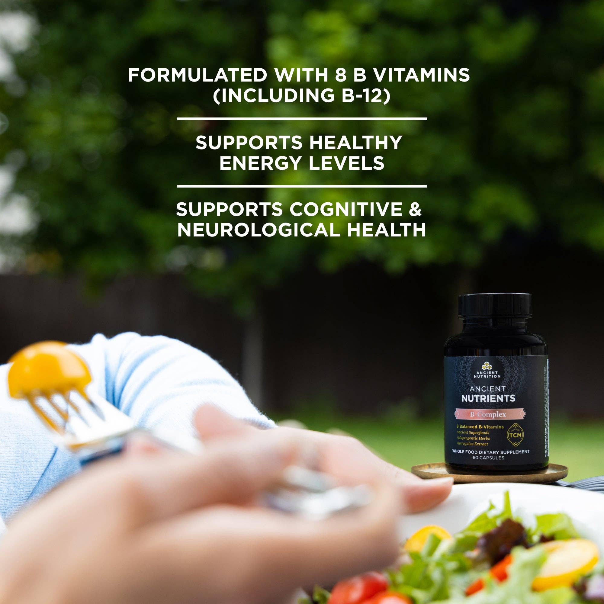 Black Ancient Nutrients Vitamin B Complex | Capsules (60 Capsules) for wholesale on Faire4