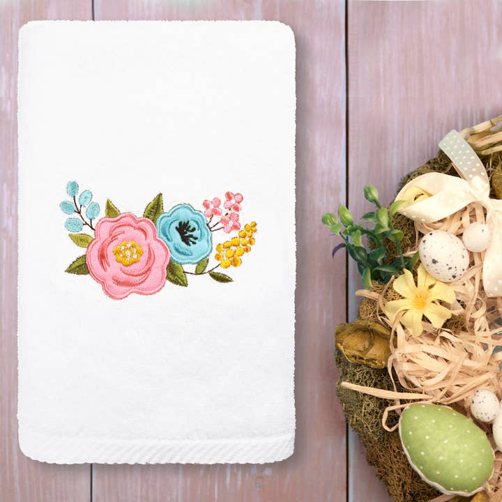 Khalpera – wholesale Hand towel – Printemps Embroidered Towel