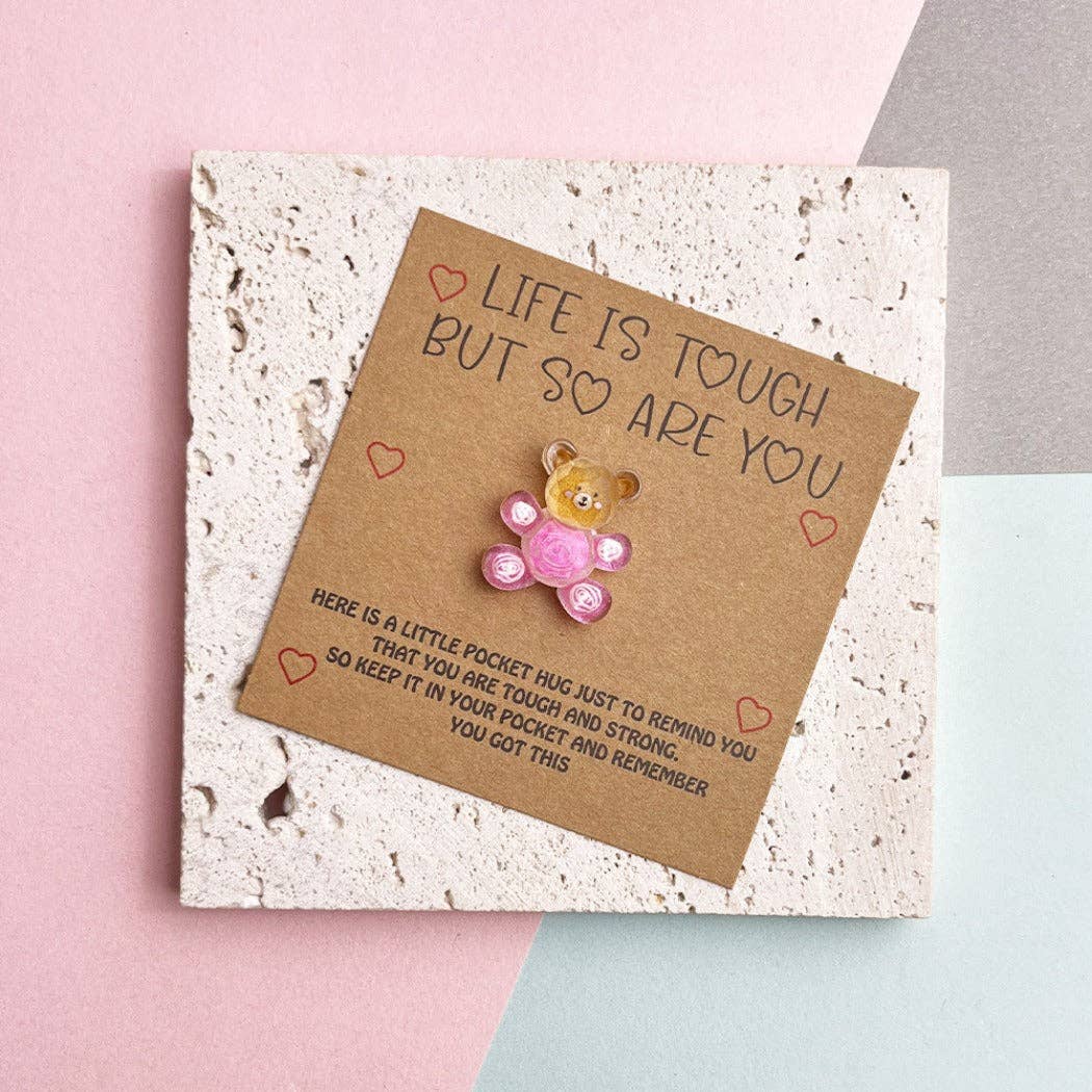 Magia Design - Wholesale Keepsake Coin/Token - Pocket Hug Rainbow Bear1